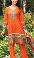 4 Pc Lawn Suit