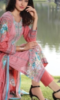 4 Pc Lawn Suit
