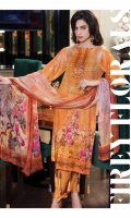 Three Piece Digital Suit With Silk Dupatta Three Piece Digital Suit With Silk Dupatta