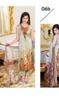 Three Piece Digital Suit With Silk Dupatta Three Piece Digital Suit With Silk Dupatta