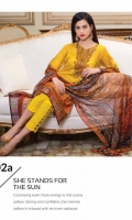 Three Piece Digital Suit With Silk Dupatta