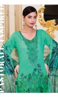 Three Piece Digital Suit With Silk Dupatta Three Piece Digital Suit With Silk Dupatta
