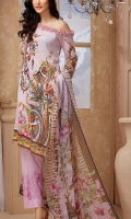 3 pc embroidered lawn suit