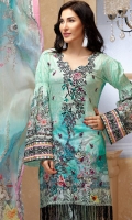 3 pc embroidered lawn suit