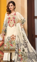 Digital Printed Embroidered Front  Digital Printed Back and Sleeves  Digital Printed Chiff on Dupatta  Dyed Cambric Trouser