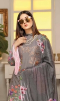 Silk Karandi Embroidered Shirt Printed Wool Shawl Dyed Trouser