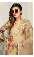Linen Embroidered Shirt Digital Printed Chiffon Dupatta Dyed Bottom
