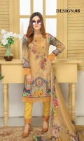 Embroidered Viscose Shirt Printed Chiffon Dupatta Dyed Trouser