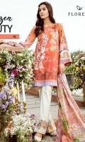 Digital Printed shirt: 3.00 mtr  Trouser: 2.50 mtr  Pima Lawn Voil Dupatta: 2.5mtr  Add On  Embroidered Motif: 1pc  Embroidered lace: 1mtr