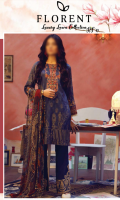 Digital Printed Shirt: 3.00 mtr Trouser: 2.50 mtr Digital Chiffon Dupatta: 2.50 mtr  Add On: Embroidery on Shirt Embroidered Hem Border: 1 mtr Embroidered Lace: 1 mtr 