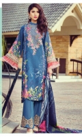 Three Piece Silk Karandi Suit With Woven Wool Shawl