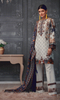 Digital Printed Shirt: 3.00 m Trouser: 2.50 m Digital Shawl: 2.5o m  Add on: Embroidery on Shirt Embroidered Lace: 1 Yard