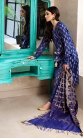 Yarn Dyed Jacquard Dupatta – 2.5 meters Dyed Jacquard Shirt – 3.05 meters Dyed Trouser – 1.75 meters