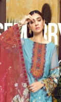 Digital Printed Linen Shirt With Embroidered Neck Digital Printed With Embroidered Cutwork Chiffon Dupatta Dyed Linen Trouser