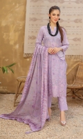 Embroidered Chikankari Lawn Lawn Dupatta Plain Trouser