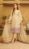 Embroidered Chikankari Lawn Lawn Dupatta Plain Trouser