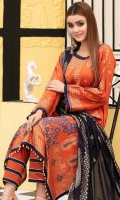 Lawn Broshia Shirt Lawn Broshia Trouser  Cotton Dupatta