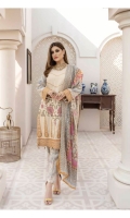 Embroidered Leather Peach Printed Embroidered Shawl Printed Trouser