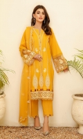 Embroidered Lawn Stitched 3 Piece Suit 