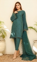 Embroidered Lawn Stitched 3 Piece Suit