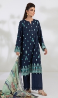 Embroidered Front (Jacquard) Embroidered Sleeve (Jacquard)​ Embroidered Back (Jacquard)​ Dyed Trouser (Pima Cotton)​ Digital Print Dupatta (100% Pure Chinese Chiffon)