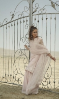 Gota Embroidered Front (Pure Organza)  Gota Embroidered Sleeve (Pure Organza)  Gota Embroidered Daaman Border (Pure Organza)  Gota Embroidered Sleeve Border (Pure Organza)  Dyed Back (Pure Organza)  Gota Embroidered Dupatta (Pure Organza)  Embroidered Dupatta Border (Pure Organza)  Dyed Shalwar (Pure Raw Silk)  Dyed Inner Shirt
