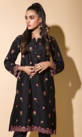 Embroidered Kurta Full Sleeves Lace Finishing Fancy Buttons