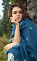 Embroidered Khaddar Dupatta 2.5 Meter Embroidered Shirt Front 1.25 Meter Embroidered Shirt Back 1.25 Meter Embroidered Sleeve 0.75 Meter Dyed Khaddar Trouser 2.5 Meter