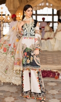 DIGITAL PRINTED LAWN SHIRT : 3.2 MTR CAMBRIC TROUSER : 2.5 MTR NOIL YARN DYED EMB DUPATTA : 2.5 MTR ACCESSORIES  BODICE : 2 PCS