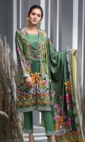 DIGITAL PRINTED LINEN SHIRT : 3 MTR TROUSER : 2.5 MTR DIGITAL PRINTED JACQUARD LINEN DUPATTA : 2.5 MTR