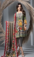 DIGITAL PRINTED LINEN SHIRT : 3 MTR TROUSER : 2.5 MTR DIGITAL PRINTED JACQUARD LINEN DUPATTA : 2.5 MTR