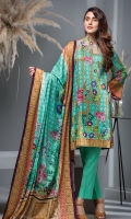 DIGITAL PRINTED LINEN SHIRT : 3 MTR TROUSER : 2.5 MTR DIGITAL PRINTED JACQUARD LINEN DUPATTA : 2.5 MTR