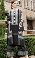 Embroidered Linen Unstitched 2 Piece Suit 