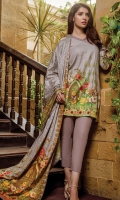 PRINTED KHADDAR SHIRT : 3 MTR PRINTED KHADDAR TROUSER : 2.5 MTR PRINTED JACQAURD LINEN DUPATTA : 2.5 MTR