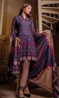 PRINTED KHADDAR SHIRT : 3 MTR PRINTED KHADDAR TROUSER : 2.5 MTR PRINTED JACQAURD LINEN DUPATTA : 2.5 MTR