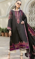 printed khaddar unstitched 3pc suit