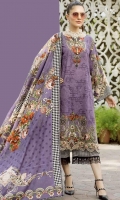 printed khaddar unstitched 3pc suit