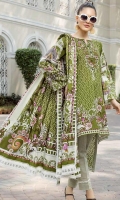 printed khaddar unstitched 3pc suit