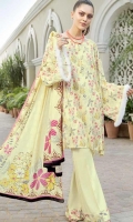 printed khaddar unstitched 3pc suit