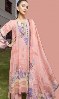 printed khaddar unstitched 3pc suit