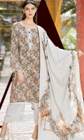 printed linen unstitched 3pc suit