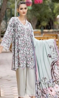 printed linen unstitched 3pc suit