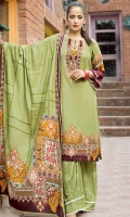 printed linen unstitched 3pc suit