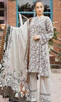 printed linen unstitched 3pc suit