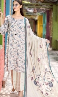 printed linen unstitched 3pc suit