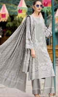 printed linen unstitched 3pc suit