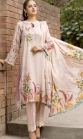 printed linen unstitched 3pc suit