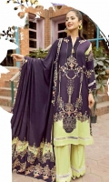 printed linen unstitched 3pc suit