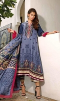 Printed Linen Unstitched 3 Piece Suit