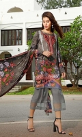 Printed Linen Unstitched 3 Piece Suit